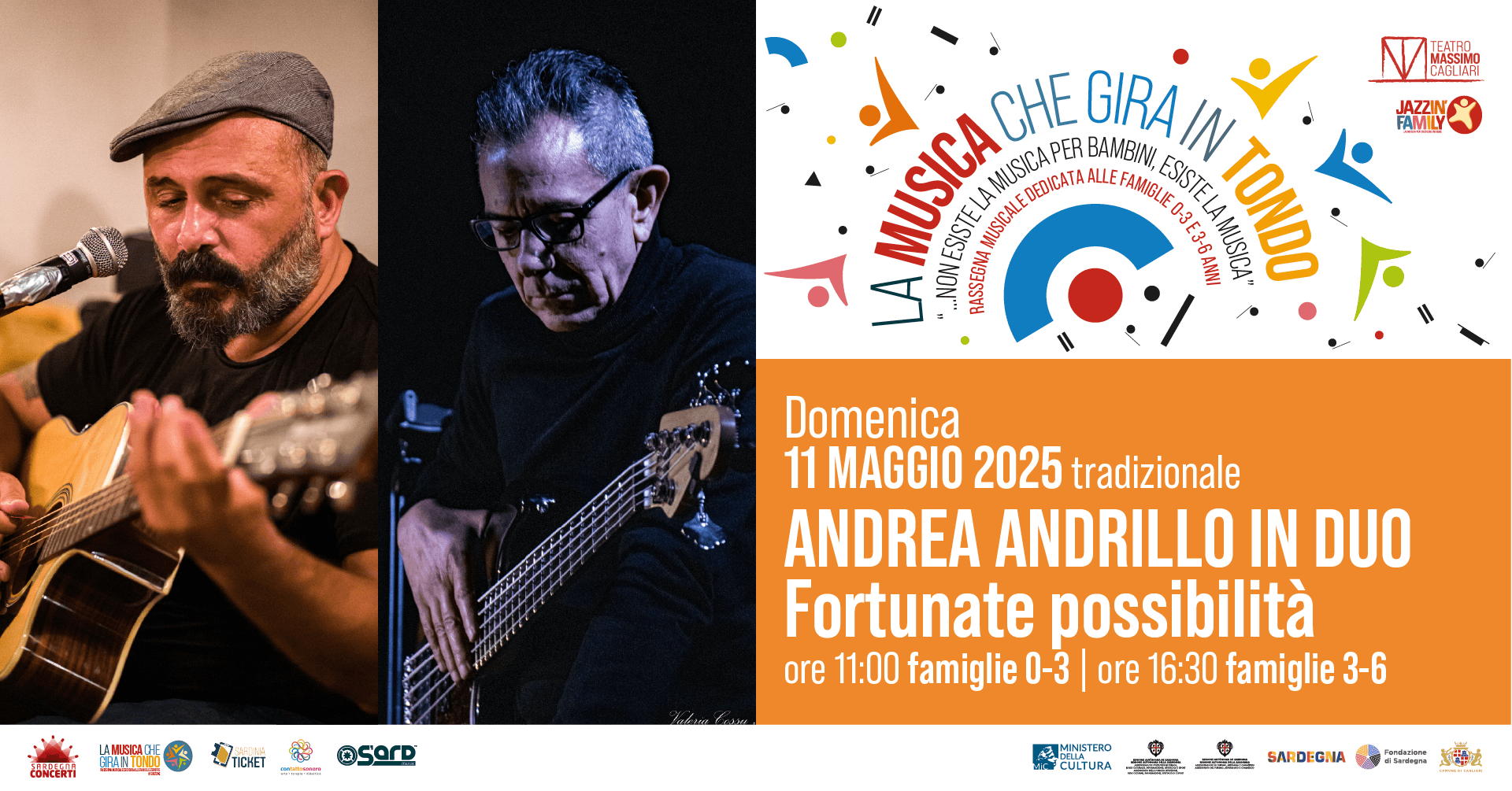 LA MUSICA CHE GIRA IN TONDO - Andrea Andrillo in duo - Fascia 3-6 anni