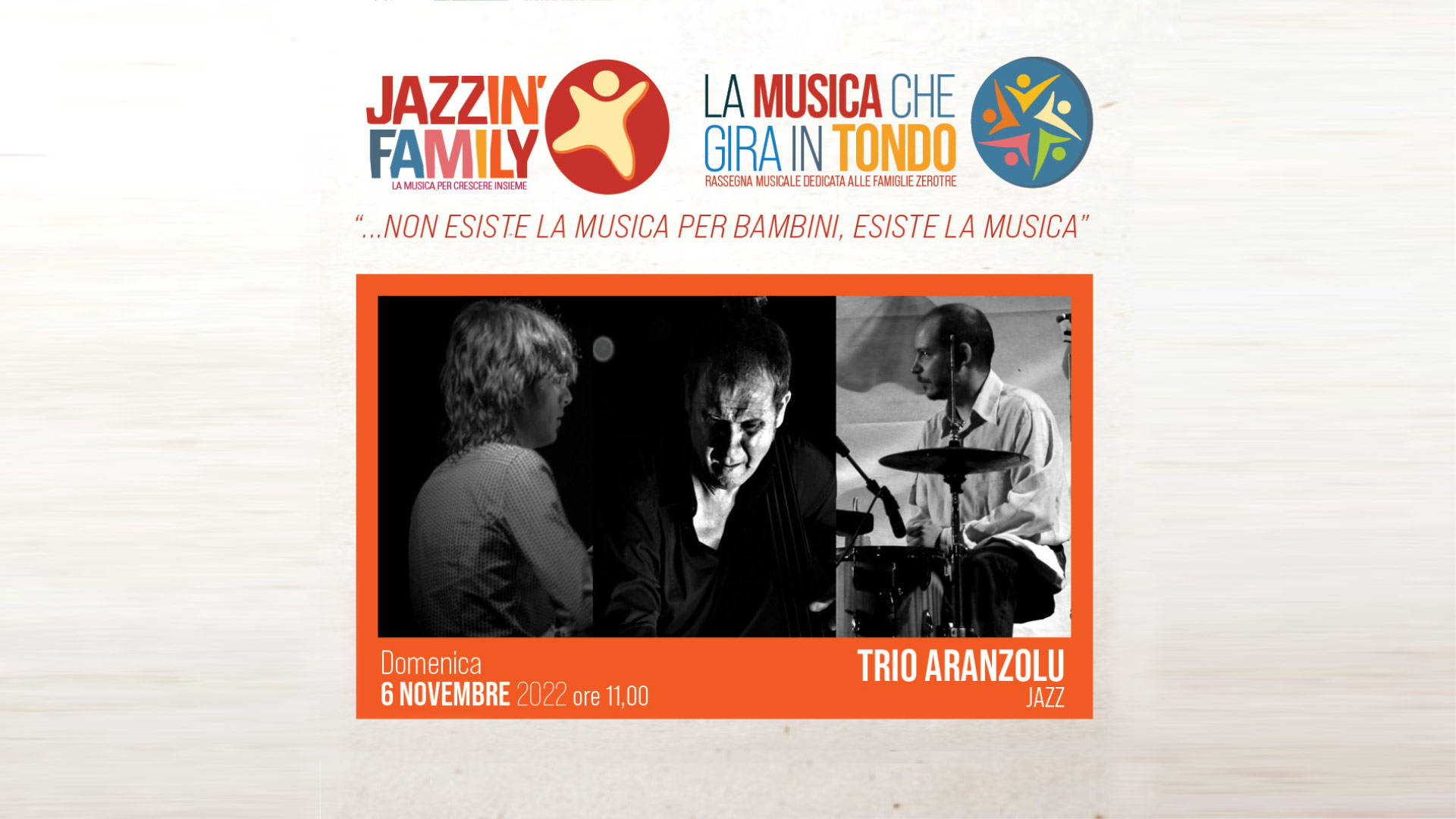 LA MUSICA CHE GIRA IN TONDO – Trio Aranzolu