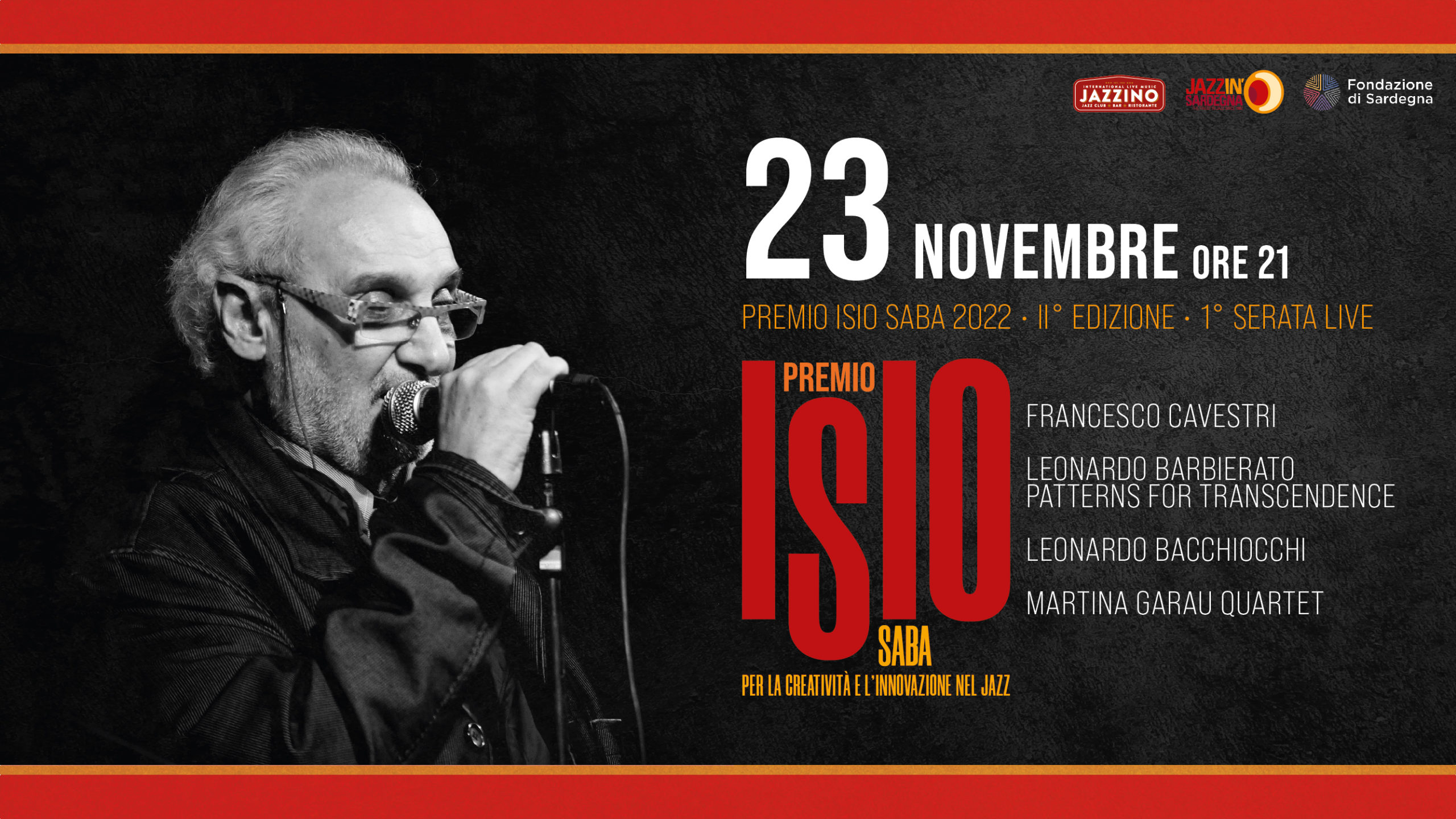 1° Serata – Fasi Finali Premio Isio Saba Live@ Jazzino