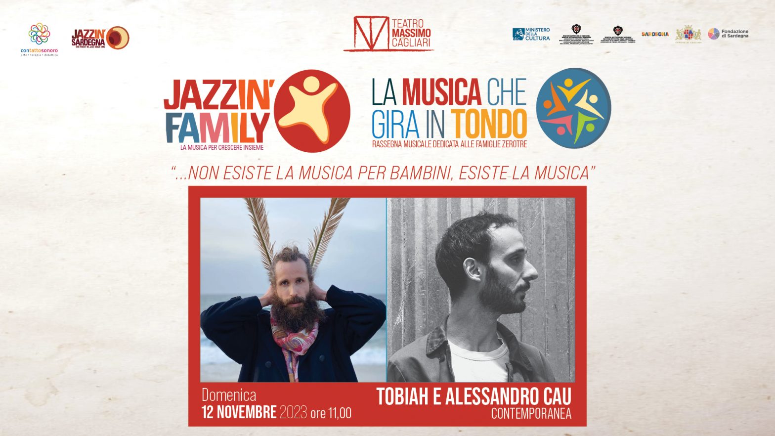 LA MUSICA CHE GIRA IN TONDO – Tobjah ed Alessandro Cau Duo