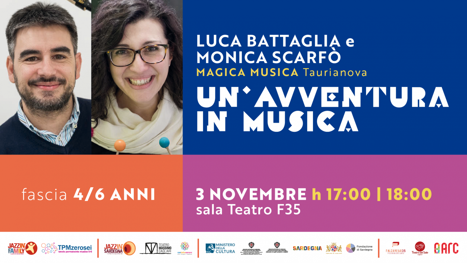 CAROVANA SONORA – Un’avventura in musica  (4-6 anni)