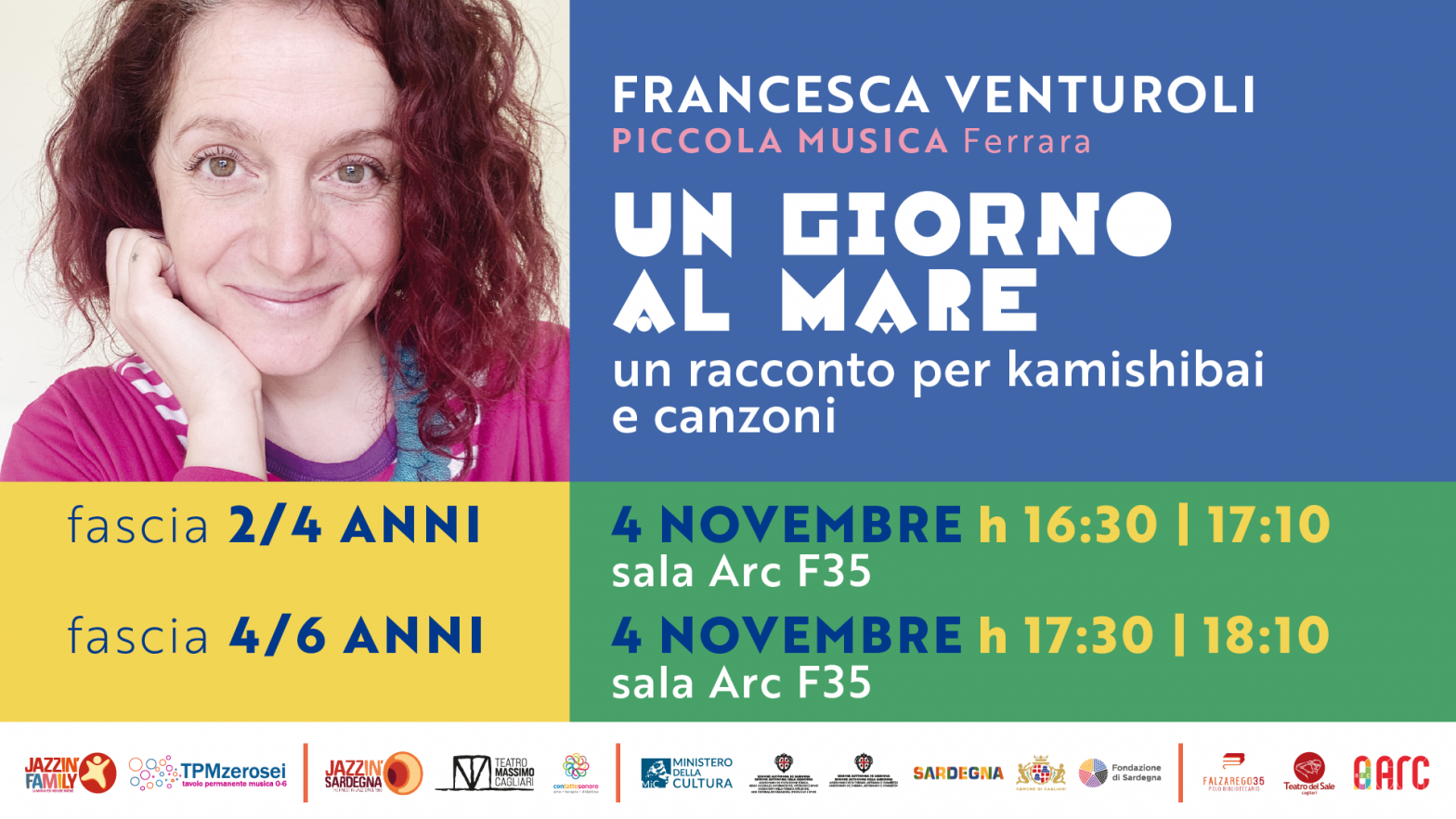 CAROVANA SONORA – “Un giorno a mare un racconto per kamishibai e canzoni” (2-4 anni)