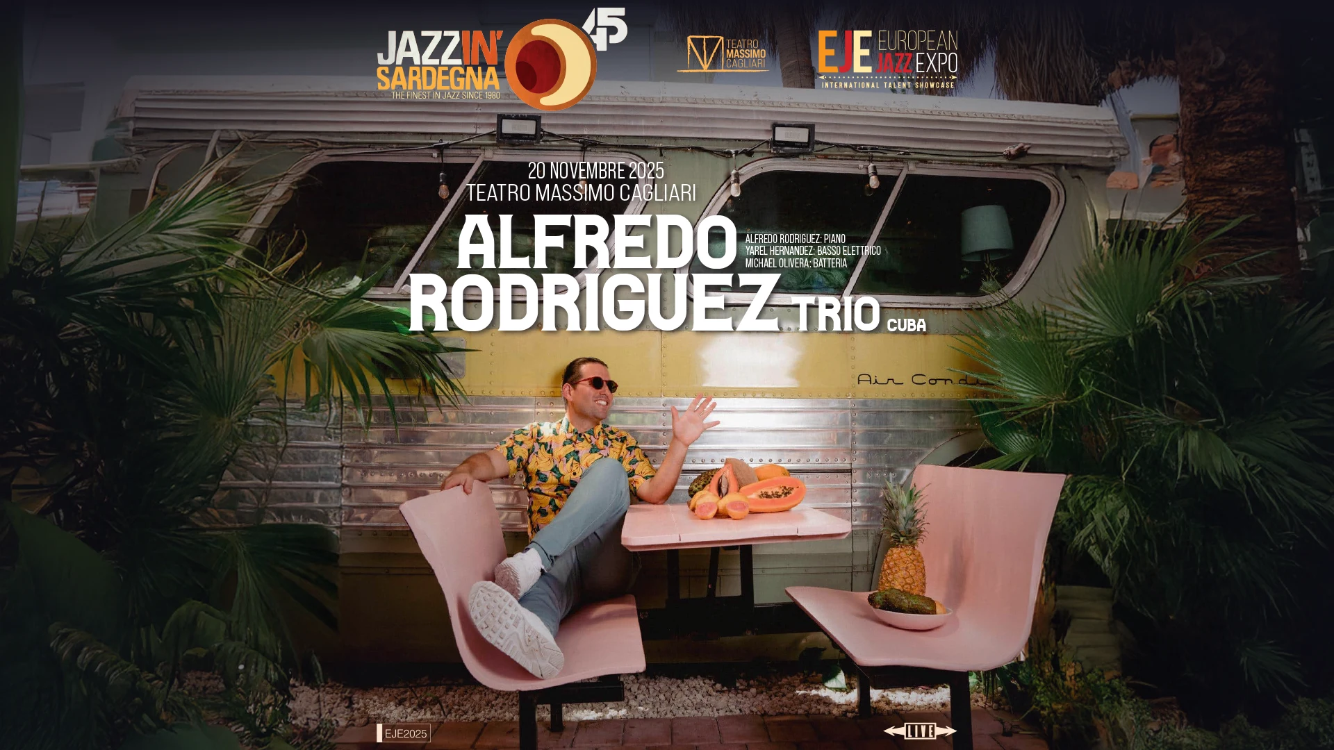 Alfredo Rodriguez trio- Festival Jazz in Sardegna - 20 novembre 2025
