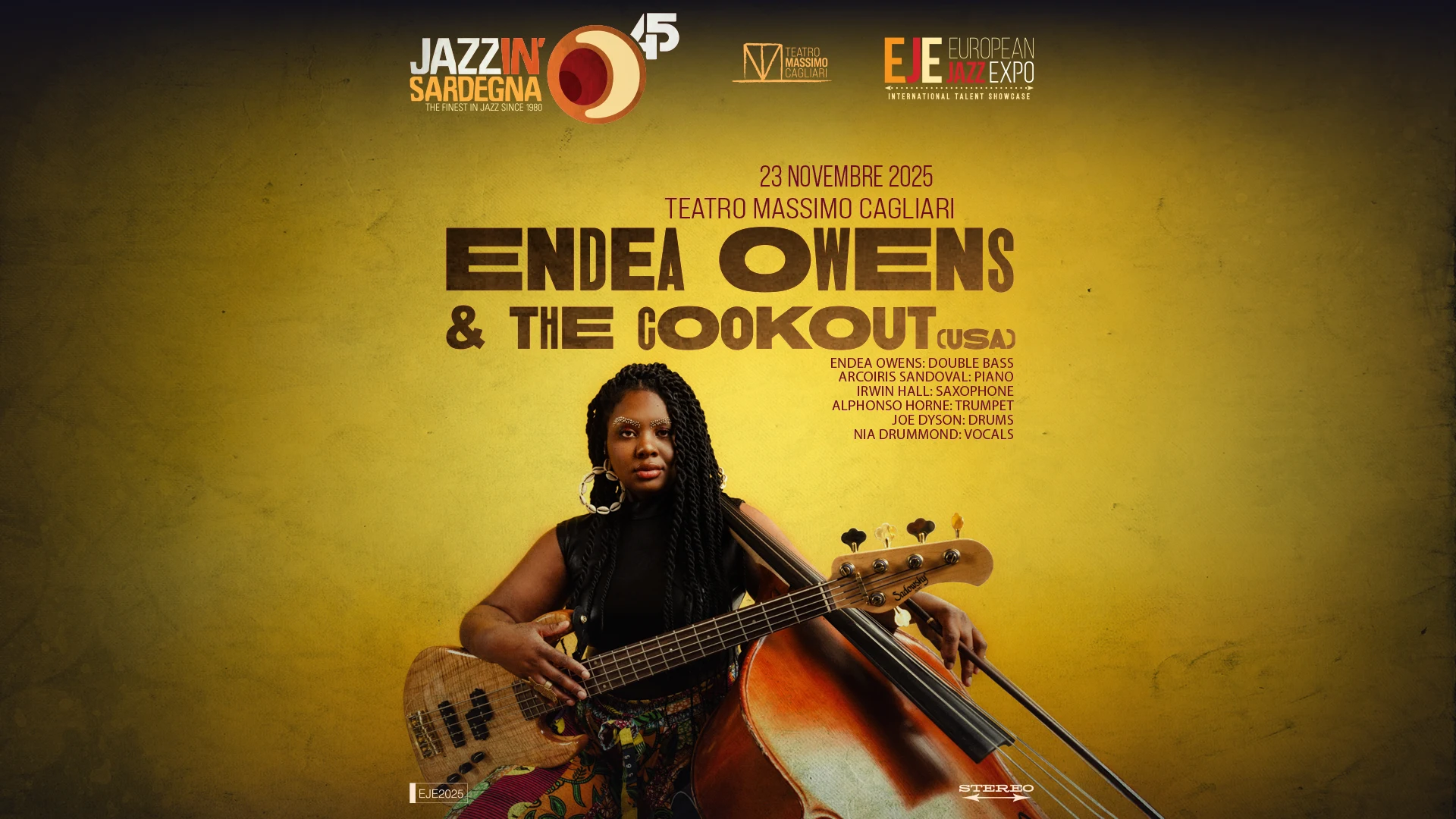 Endea Owens - Festival Jazz in Sardegna - 23 novembre 2025