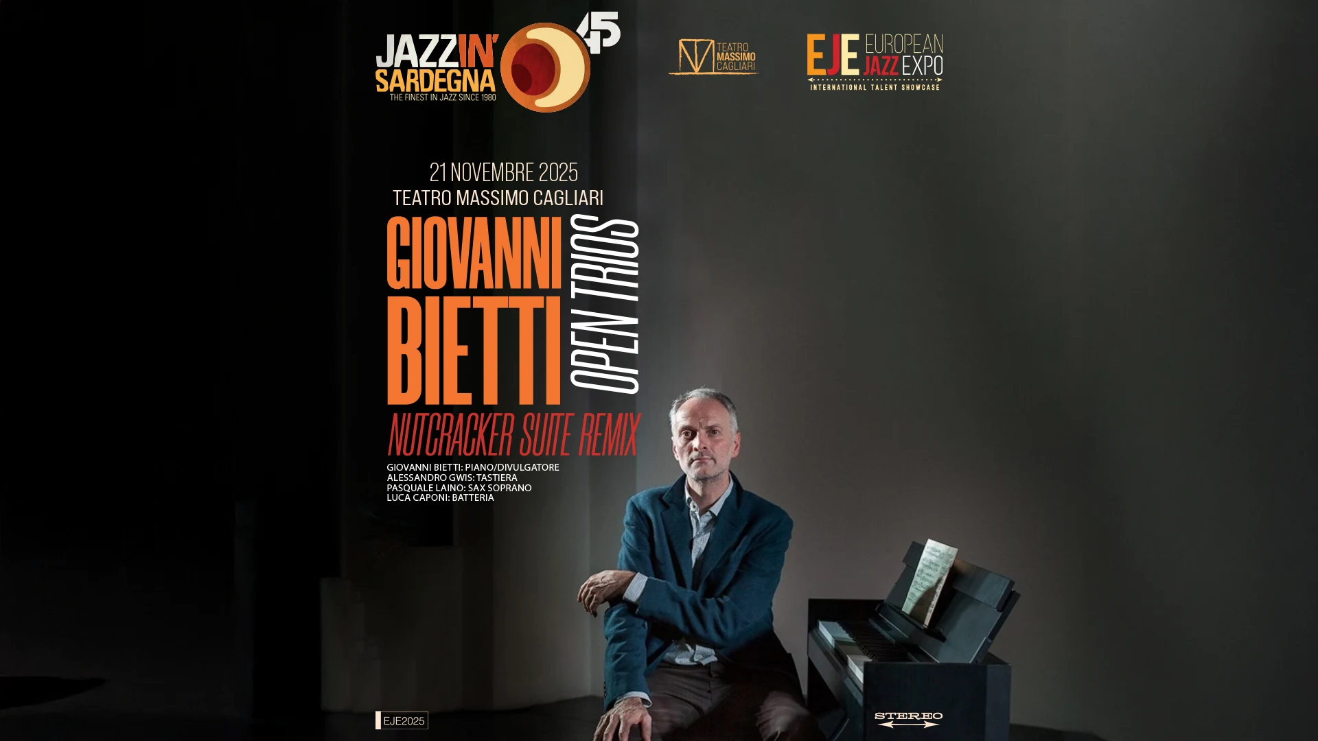 Giovanni Bietti - Festival Jazz in Sardegna - 21 novembre 2025