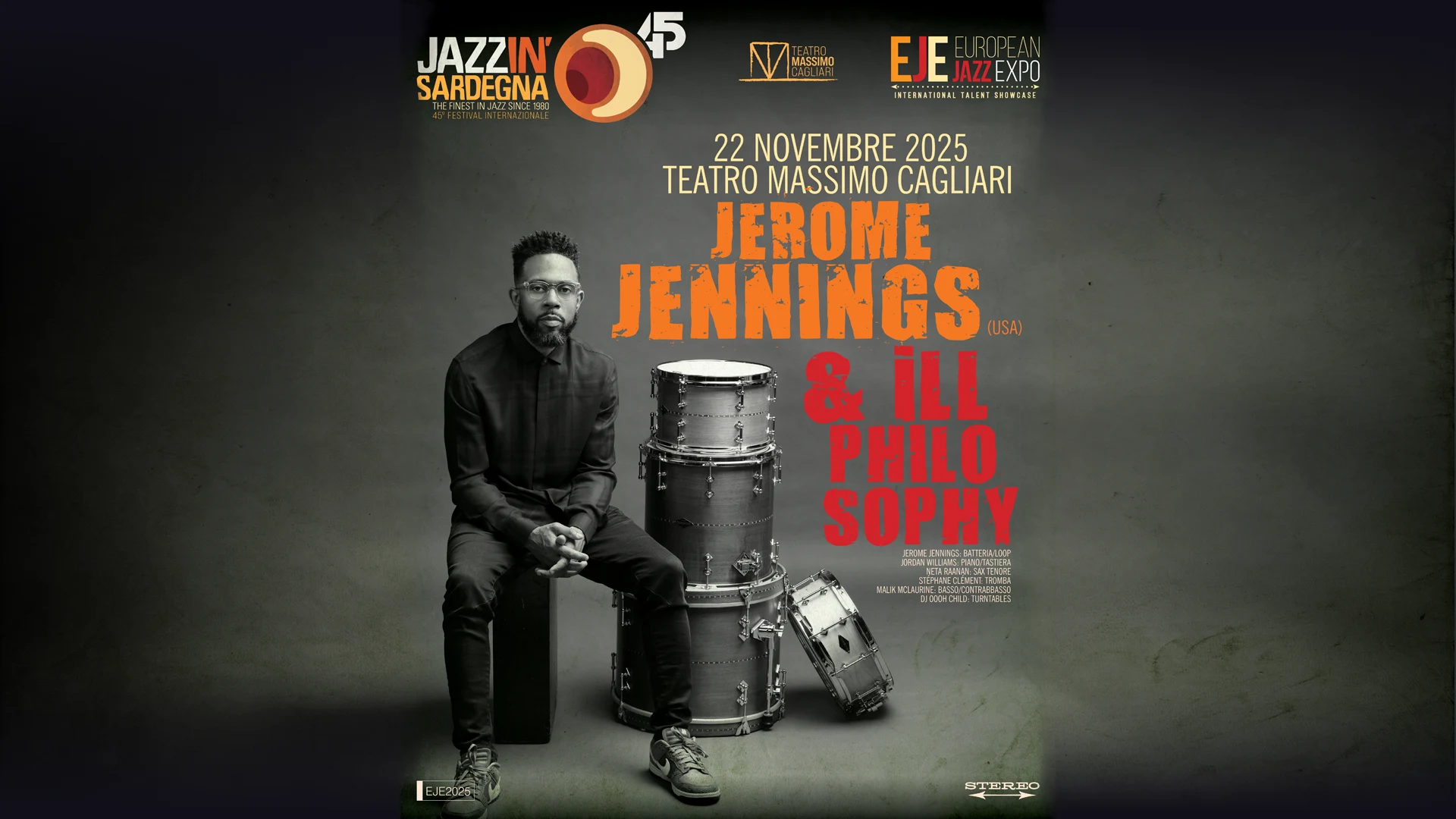 Jerome Jennings - Festival Jazz in Sardegna - 22 novembre 2025